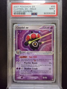 PSA 9 Claydol Ex Holo 93/108 - 2007 Ex Power Keepers Rare Pokemon Card - Picture 1 of 2