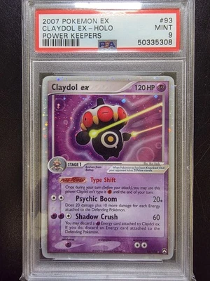 PSA 9 Claydol Ex Holo 93/108 - 2007 Ex Power Keepers Rare Pokemon Card - Image 1 of 2