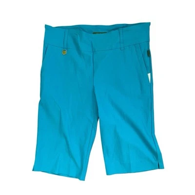 WOMEN'S SWING CONTROL Golf SHORTS, SIZE 10 Blue - Image 1 of 4