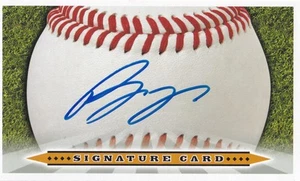 BRYCE JOHNSON SIGNED AUTO 3X5 SIGNATURE CARD SAN DIEGO PADRES INDEX CARD - Picture 1 of 3