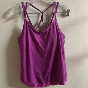 Athleta Tankini Flyaway Swim Top 36D/DD Purple - Picture 1 of 7