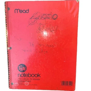 KURT COBAIN JOURNALS: NOTEBOOK SPIRAL SINGLE SUBJECT Hardcover Diary Nirvana - Imagen 1 de 5