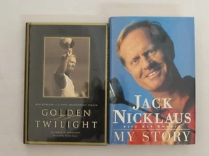 LOT OF 2 JACK NICKLAUS GOLF HARDCOVER BOOKS – GOLDEN TWILIGHT AND MY STORY - Picture 1 of 1