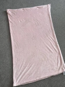 Girls Pink Unicorn & Rainbow Blanket, Next, Excellent Condition, 120x150cm - Picture 1 of 3