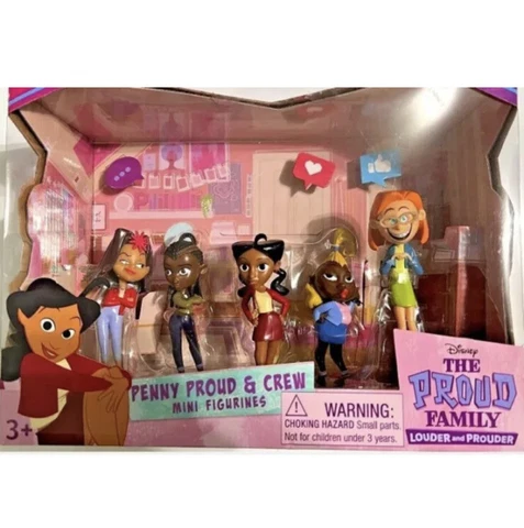 Disney Proud Family Louder and Prouder - Penny Proud and Crew Mini Figures Cover