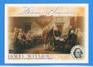 2006 Topps Unabhängigkeitserklärung #JW James Wilson - Bild 1 von 1