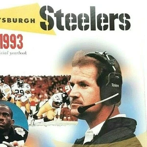 PITTSBURGH STEELERS YEARBOOK 1993 Original Excellent Cowher / Lloyd - Picture 1 of 5