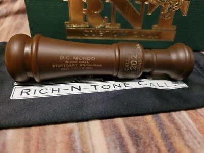 RNT Rich-N-Tone MONDO Custom Ordered Matte Brown Mallard Duck Call Unpolished  - Image 1 of 4