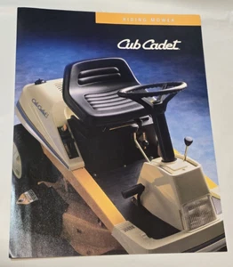 1994 Cub Cadet Ad Brochure Riding Mower Lawn Tractor Equipment Specs - Picture 1 of 3