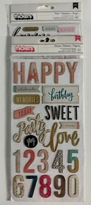 Crate Paper Maggie Holmes Bloom Thickers Collect or Confetti Chipboard Stickers - Picture 1 of 7