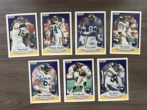 1990 Fleer Football Card Lot Minnesota Vikings Herschel Walker, Ect. - Picture 1 of 2