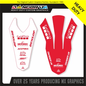 GAS GAS MC EC 125+ 2021 2022 2023 VORNE HINTEN KOTTERSCHUTZ GRAFIKAUFKLEBER MX - Bild 1 von 1
