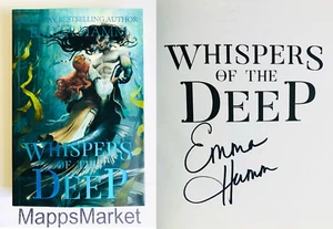 SIGNED IN PERSON Whispers of the Deep by Emma Hamm APOLLYCON w/ 5 Page Overlays - Picture 1 of 13