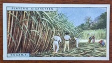 1928 Players Cigarettes Products of the world #40 Sugar No. 1 West Indies 