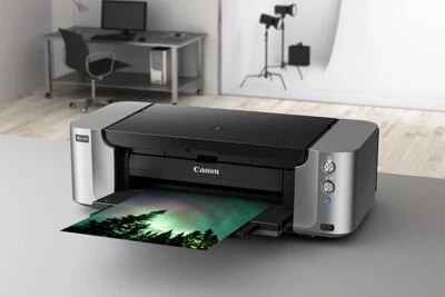 NEW Canon PIXMA PRO-100 Inkjet Color Digital Photo Printer OPEN BOX 6228B002 - Image 1 of 3