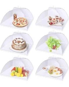 6Packs Kitchen Food Cover Tent Umbrella Outdoor Camp Cake Mesh Net Mosquito US - Picture 1 of 4