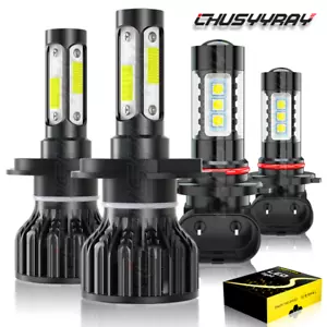For Toyota Sienna 1998-2003 LED Headlight 6000K High/Low Beam + Fog Lights Bulbs - Picture 1 of 12