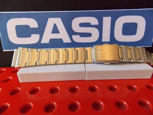 Casio Watchband W-211 D Bracelet Silver Tone Stainless Steel w/Push Button buckl - Picture 1 of 6