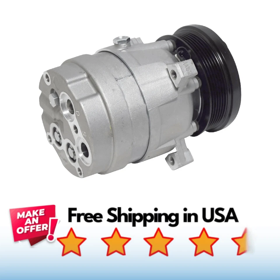 Compressor A/C Fit Oldsmobile Silhouette 1993-1994, Pontiac Grand Prix 1997-2001 - Image 1 of 1