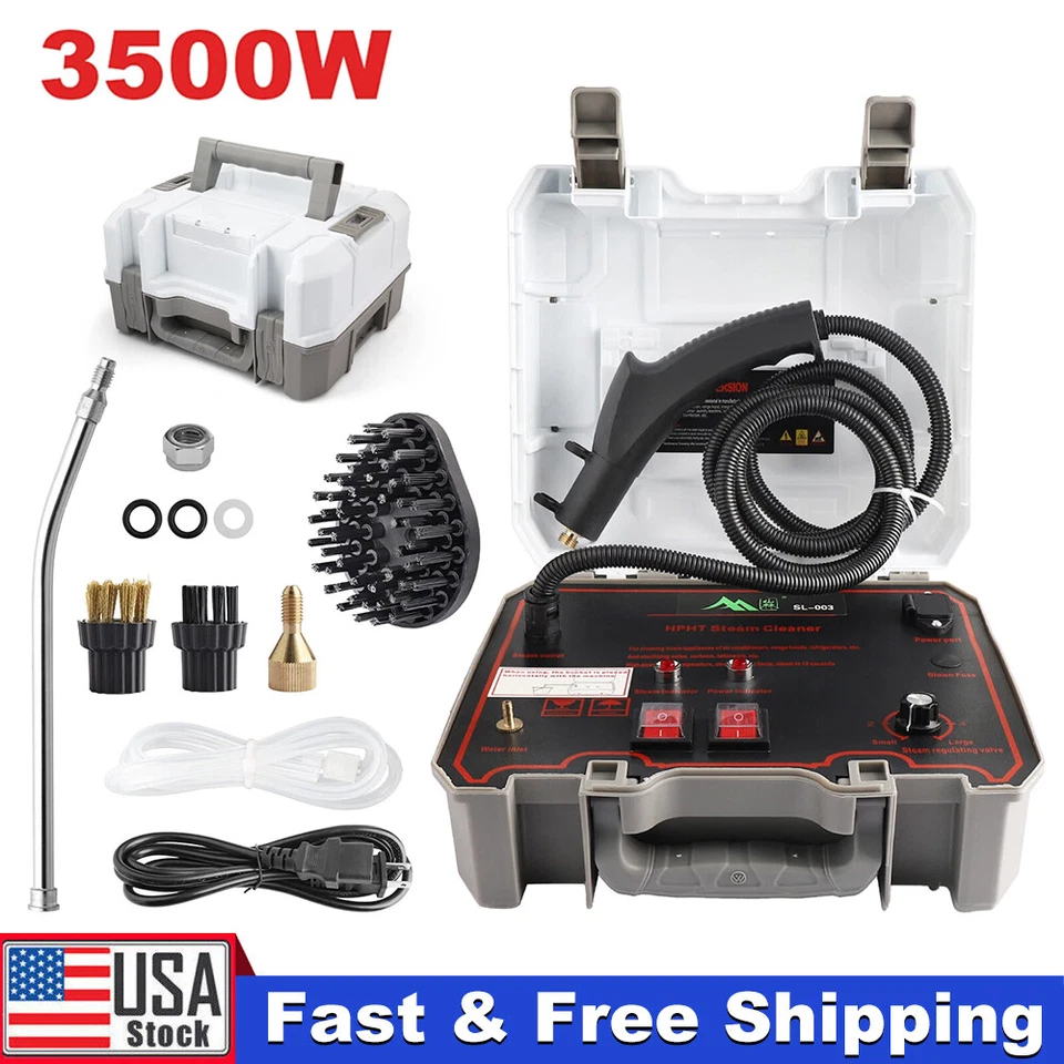 3500W Handheld Car Detailing Cleaning Machine High Temp Steam Cleaner Household - Image 1 of 4