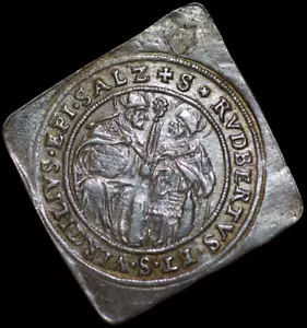 AUSTRIA Salzburg year 1587-1612 ¼ Thaler - Wolf Dietrich von Zöttl# 992 (8007) - Foto 1 di 2