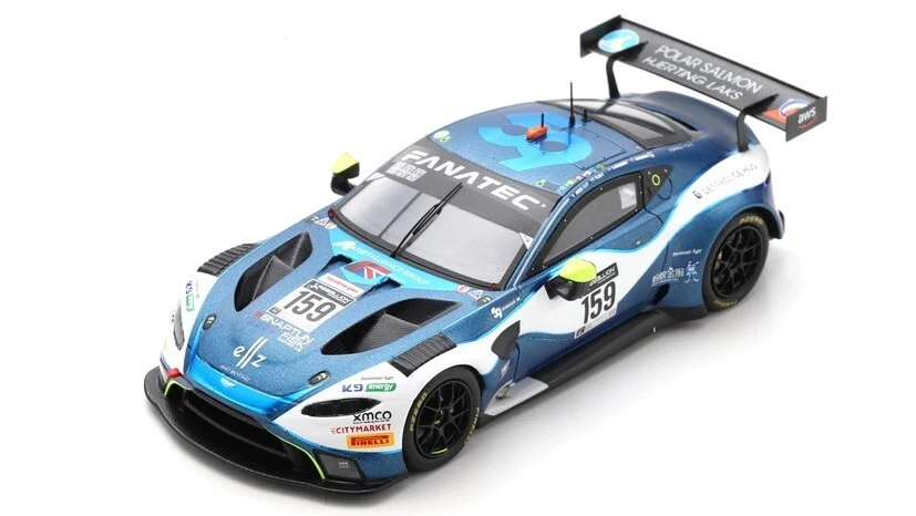 Spark Model ASTON MARTIN VANTAGE GT3 N.159 3rd SILVER CLASS 24 H SPA 2021 TUJULA - Photo 1/1