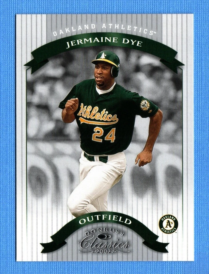 2002 Donruss Classics #33 Jermaine Dye Oakland Athletics - Image 1 of 1