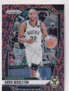 2024-25 Panini Prizm NBA No. 153 Khris Middleton Snakeskin SSP Case Hit - Bild 1 von 2