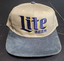 Vintage Miller Lite Beer Snapback Hat Cap 