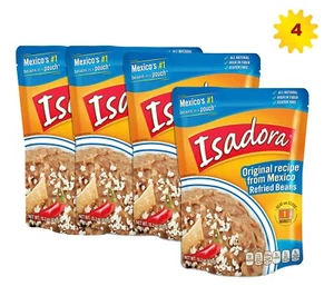 Receta original Isadora frijoles fritos 15,2 OZ x 4 paquetes - Imagen 1 de 5