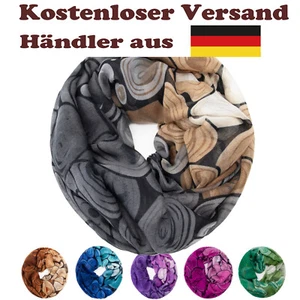 Schlauchschal Leichter Damen Schal Mehrfarbig Sommerschal Loopschal Halstuch - Bild 1 von 7