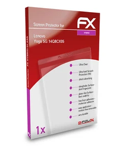 atFoliX Verre film protecteur pour Lenovo Yoga 5G 14Q8CX05 9H Hybride-Verre - Afbeelding 1 van 3