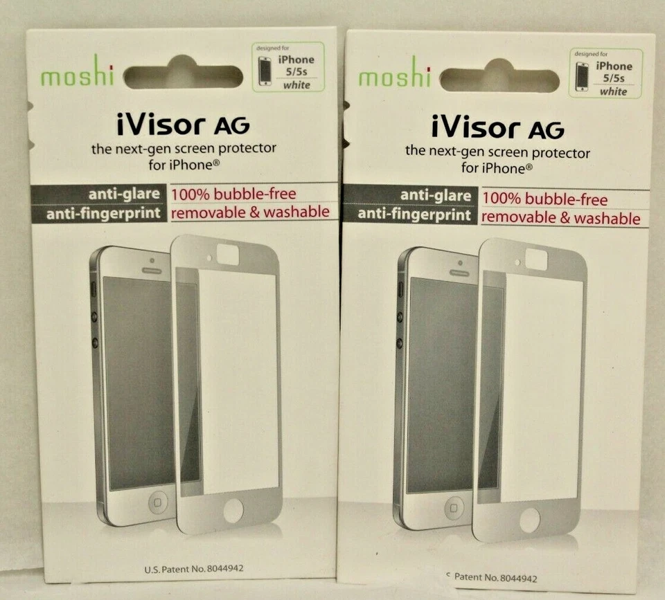Protector de pantalla para Apple iPhone 5, 5s o 5c de Moshi iVisor AG negro o blanco Foto 1 de 4