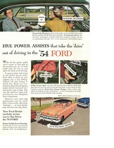 Anuncio de revista Ford 1954 (National Geographic) - Imagen 1 de 2