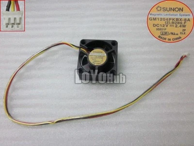 SUNON GM1204PKBX-8A (2).B289.F Server Square Fan DC 12V 2.4W 40mm 3-Pin Magnetic - Image 1 of 3