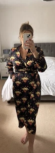 Never Fully Dressed Women's Printed Wrap Dress Size 12 - Picture 1 of 5