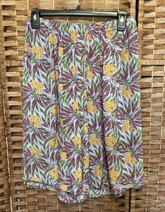 Flachs Damen tropisch bedruckt Bienen Honig Bienenstock hohe Taille lose Shorts Medium - Bild 1 von 7