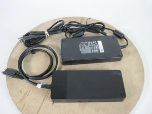 Dell WD19DC Thunderbolt Docking Station Dual USB-C 240W w/ Flextronics Adapter - Picture 1 of 7