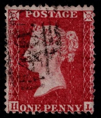 1857 1d Rose Scarce Plate 45 HL Williams Cert SG 40 Spec C10 VF/FU Cat. £300.00 - Image 1 of 2