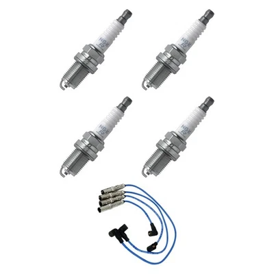 For Volkswagen Beetle 2004 NGK Spark Plug Wire & Spark Plug Kit Foto 1 de 4