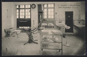 CPA Clichy, Hopital Gouin Salle d´Operation - Picture 1 of 2
