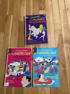 Cómic Funky Phantom #1 1972 Gold Key PR2-121 The Amazing Chan #1 y #3 Foto 1 de 4