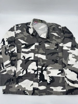 PROPPER Jacket Mens XL Gray Black Camo Military Tactical Shooting Button Up - Image 1 of 4