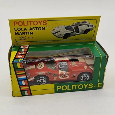 ASTON MARTIN LOLA POLITOYS E 565 1/43 MODELLINO MACCHINA - Immagine 1 di 4