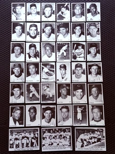 Juego completo 39 cartas 1975 TCMA 1954 Cleveland Indians Bob Feller Early Wynn - Imagen 1 de 24