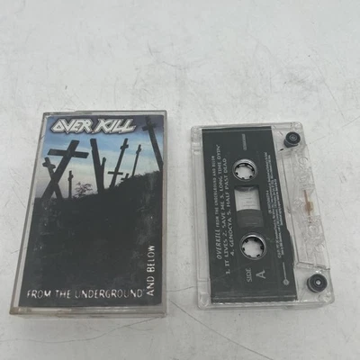 Over Kill From The Underground And Below Cassette Tape Original 1997 Thrash Rock - Image 1 of 4