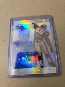 2007 PATRICK WILLIS CO-SIGNERS CHANGING FACES PWILLIS /L. GETSEY.RC. 49ERS 32/99 - Picture 1 of 2