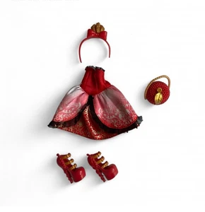 Ever After High Chapter Apple White Dress Shoes Crown Headband Purse Bag - Picture 1 of 6