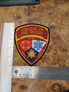 College Of The Desert Public Safety Academy Patch - Picture 1 of 1