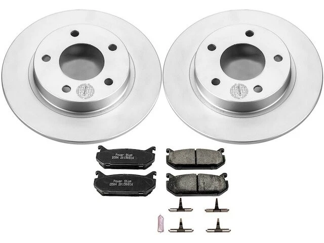 Pastilha de freio traseira e kit de rotor 95KYQZ89 para Ford Probe 1993 1994 1995 1996 1997 - Imagem 1 de 1